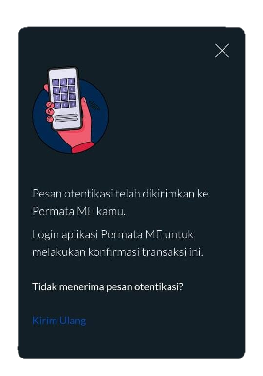 Illustration of a hand holding a phone with a keypad on screen, no background